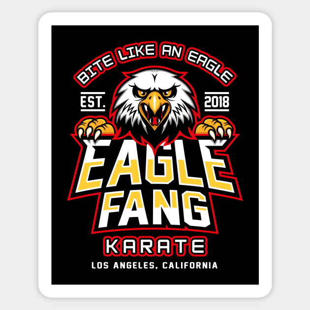 Eagle Karate Dojo Sticker by Olipop